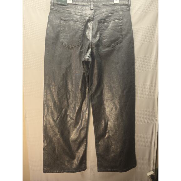 Wild Fable Jeans Womens Size 14 High Rise Baggy Silver - Picture 8 of 10